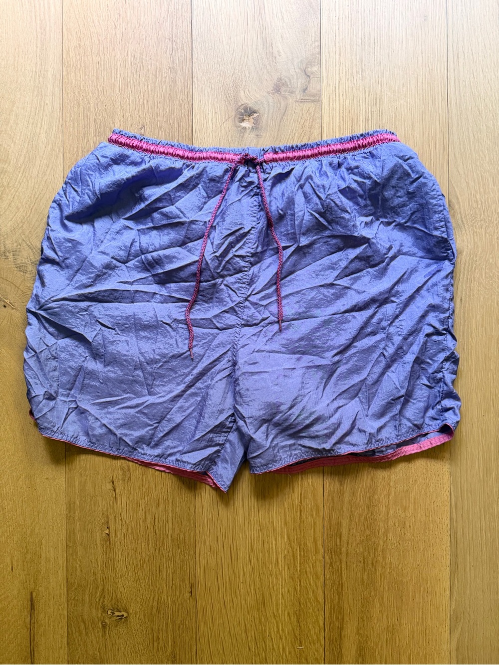 Vintage Lavon Purple Nylon Running Shorts Size Medium